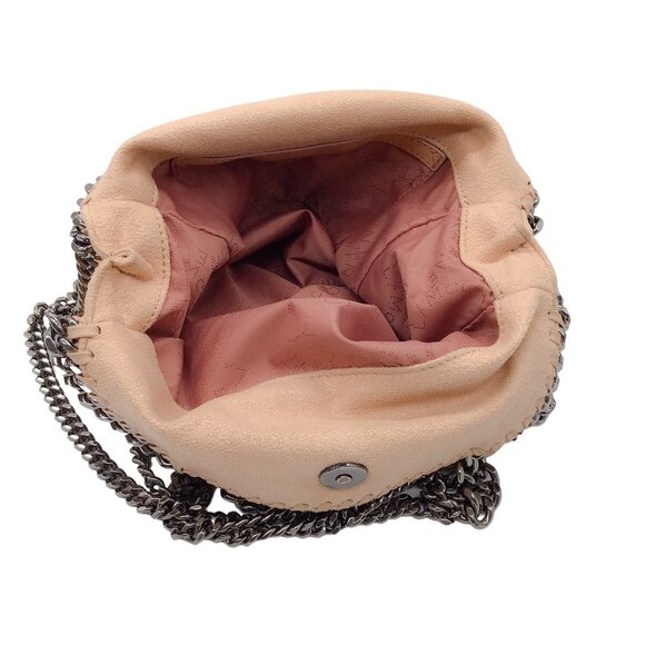 STELLA MCCARTNEY BLUSH PINK MINI FALABELLA SHOULDER BAG - Picture 7 of 8